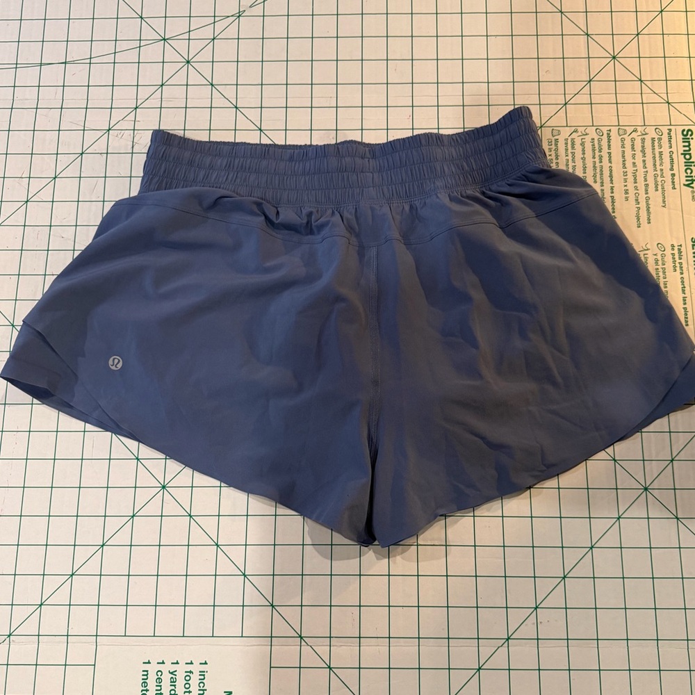 Lululemon blue flounce shorts